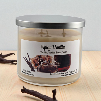 3 Wick Candle Spicy Vanilla