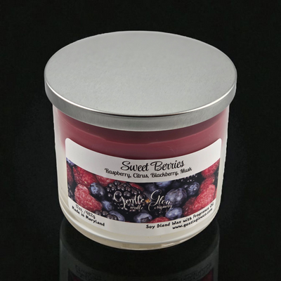 3 Wick Candle Sweet Berries