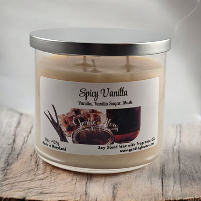 3 Wick Candle Spicy Vanilla