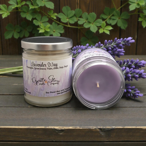 Single Wick Candle Lavender Way