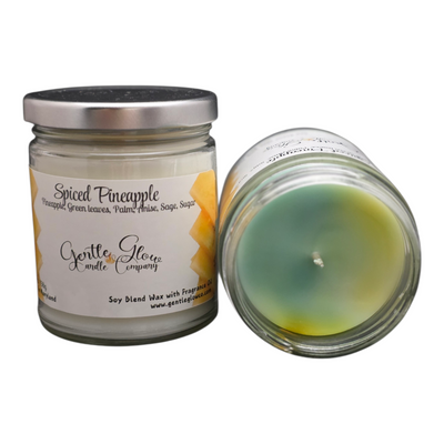 Single Wick Candle Spiced Pineapple