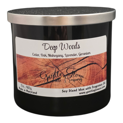 3 Wick Candle Deep Woods