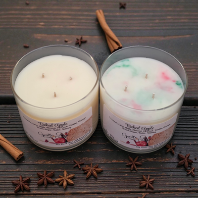 3 Wick Candle Baked Apples