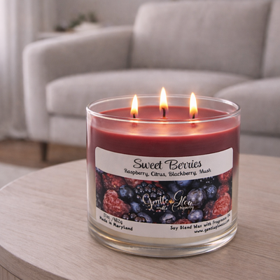 3 Wick Candle Sweet Berries