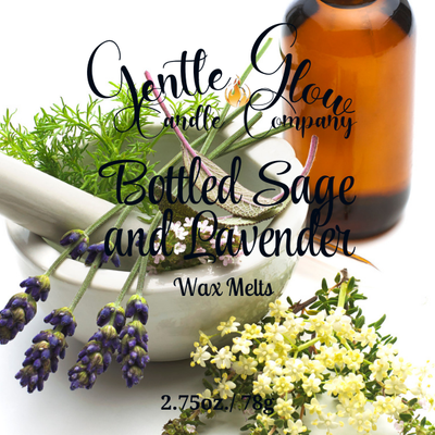 Wax Melt Bottled Sage and Lavender