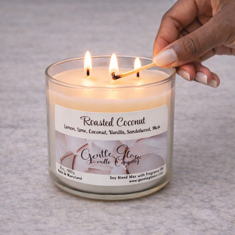 3 Wick Candle Roasted Coconut