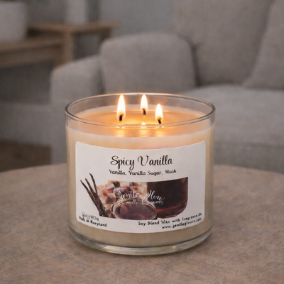 3 Wick Candle Spicy Vanilla