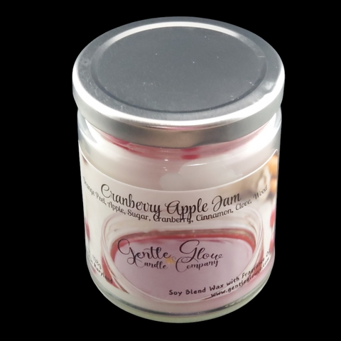 Single Wick Candle Cranberry Apple Jam