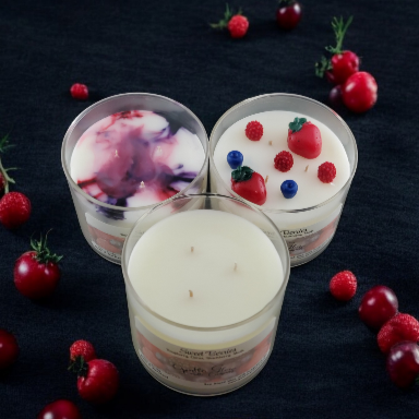 3 Wick Candle Sweet Berries