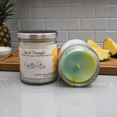 Single Wick Candle Spiced Pineapple