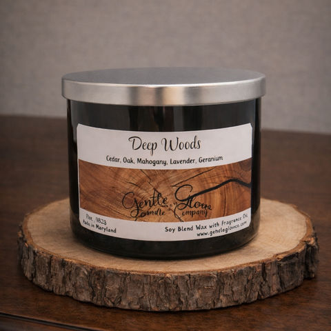 3 Wick Candle Deep Woods