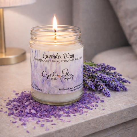 Single Wick Candle Lavender Way