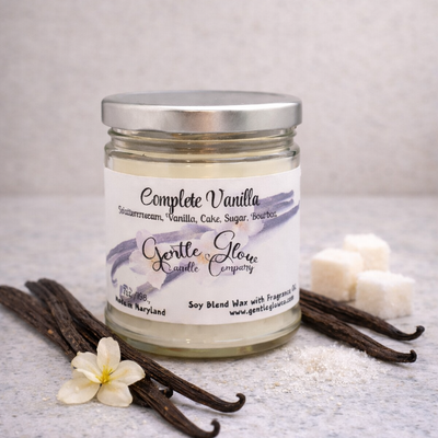 Single Wick Candle Complete Vanilla