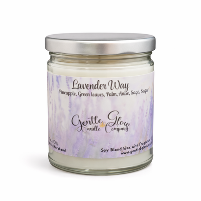 Single Wick Candle Lavender Way