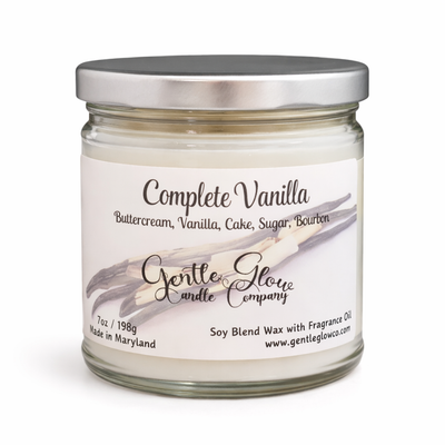 Single Wick Candle Complete Vanilla