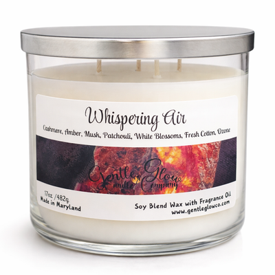 3 Wick Candle Whispering Air
