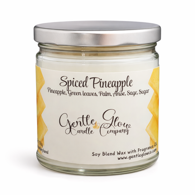 Single Wick Candle Spiced Pineapple